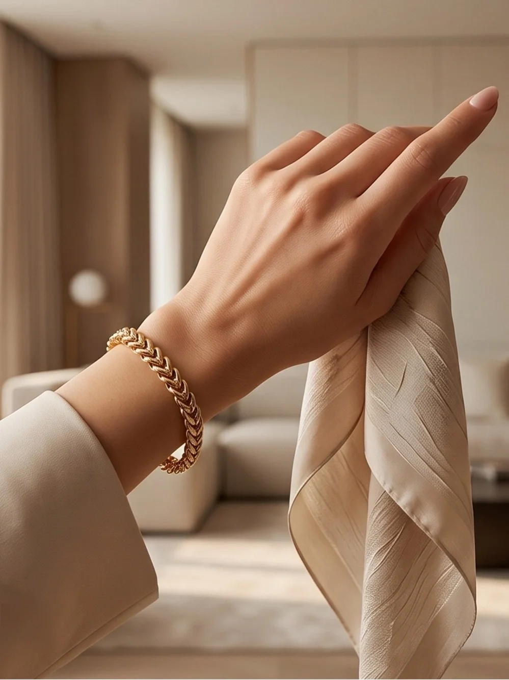 Gold Chain Bracelet - Women's Fashion Accessory